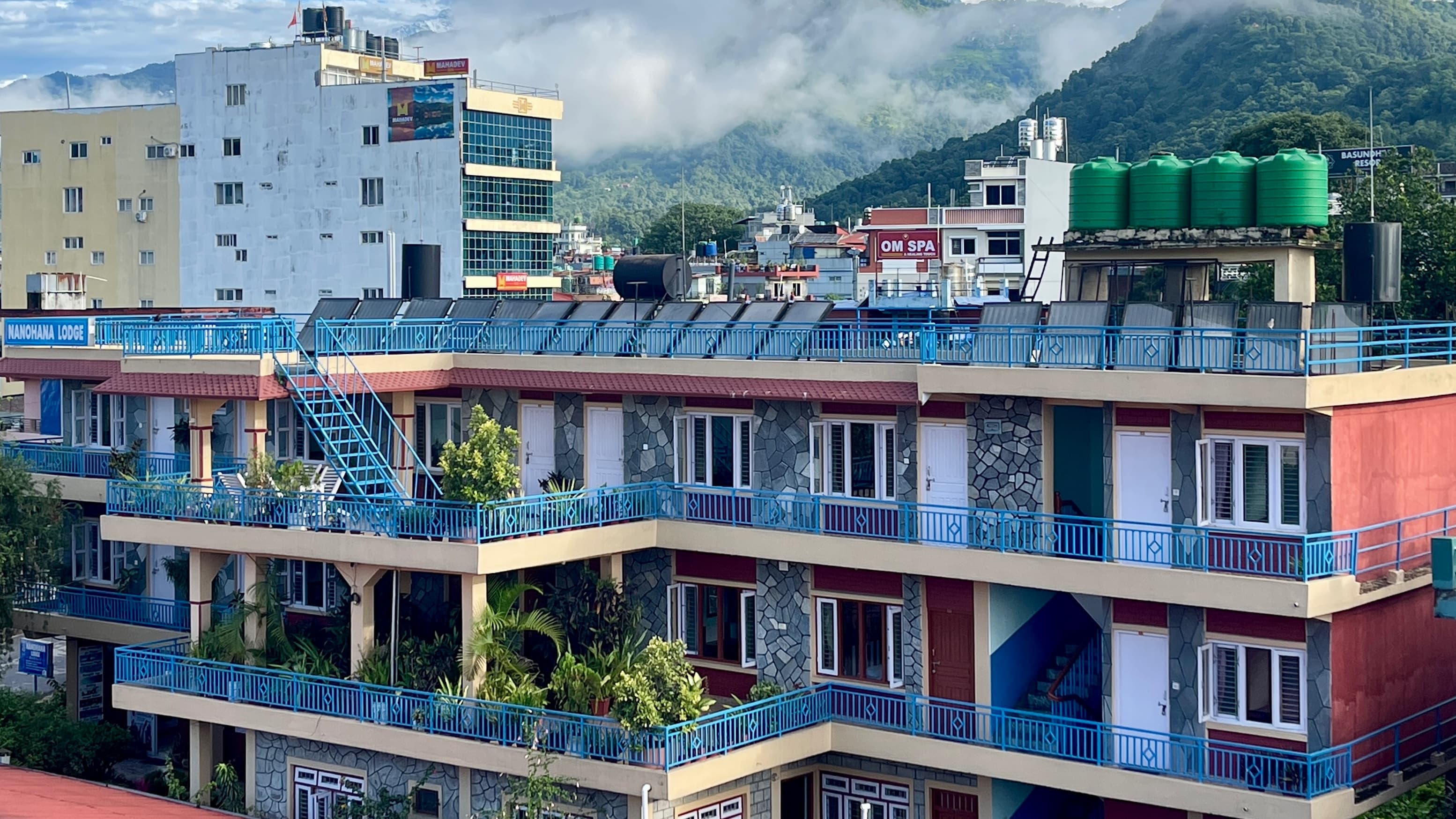 Mountain view from terrace
